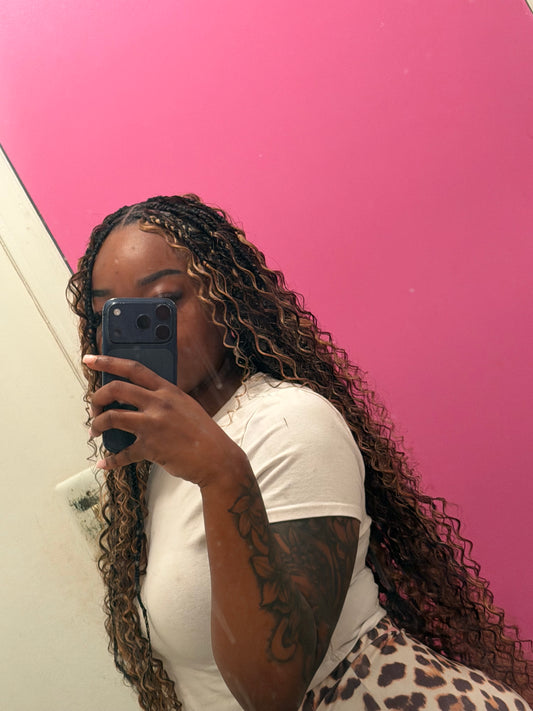 Boho Crown – Luxury Curly Human Hair for Braids & Boho Styles